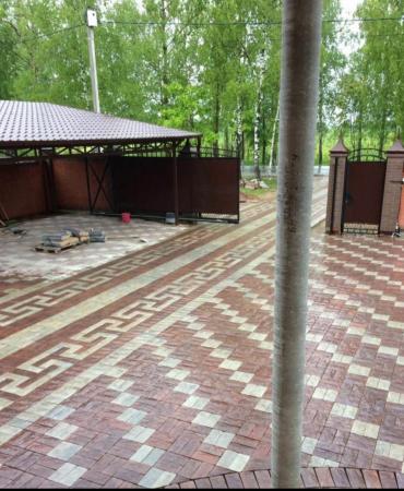 Укладка тротуарной плитки