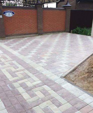 Укладка тротуарной плитки