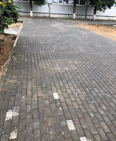 Укладка тротуарной плитки