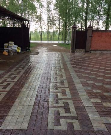 Укладка тротуарной плитки